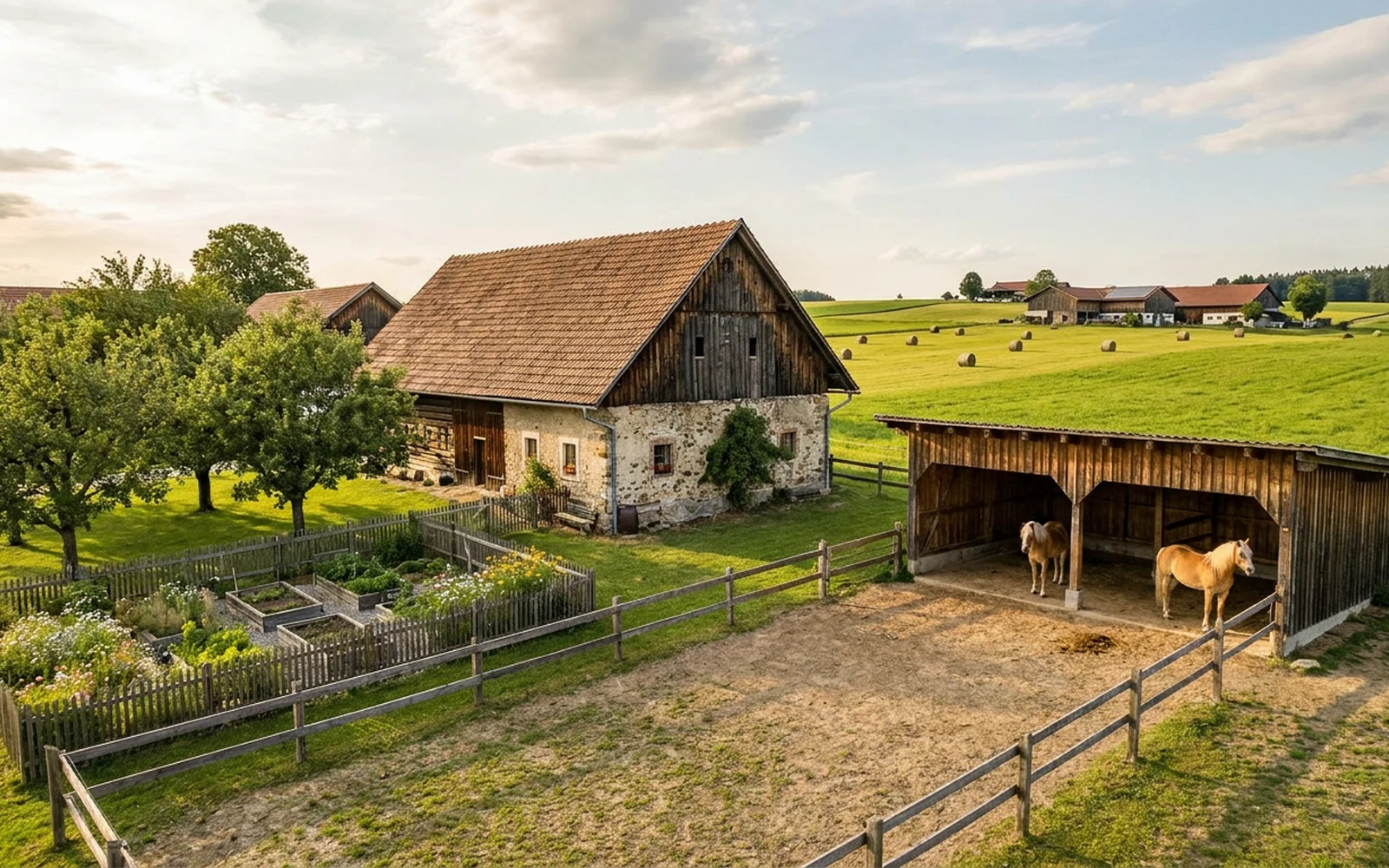 Landhaus mit Reitgrund — Pilsbach